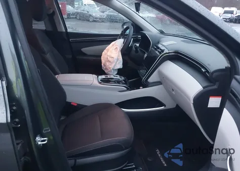 2024 Hyundai Tucson Hybrid Blue from USA, damaged, VIN KM8JBCD16RU206248